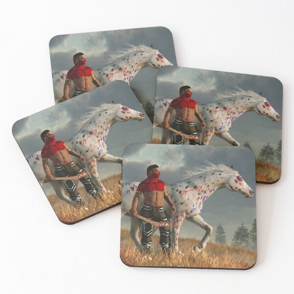 Item preview, Appaloosa War Horse and Warrior with War Paint designed and sold by Daniel Eskridge.