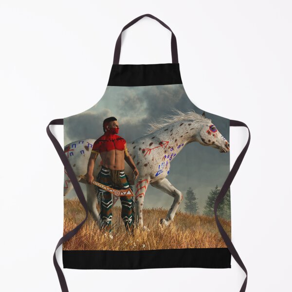 Item preview, Appaloosa War Horse and Warrior with War Paint designed and sold by Daniel Eskridge.