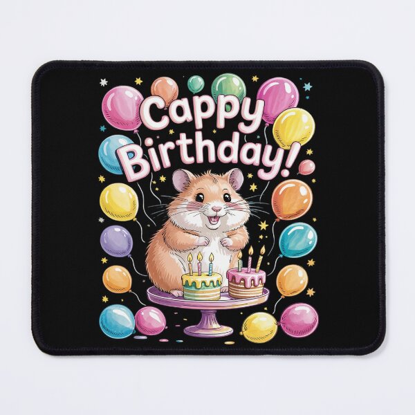 Item preview, Capybara Cappy Birthday designed and sold by MarryIsMonth.