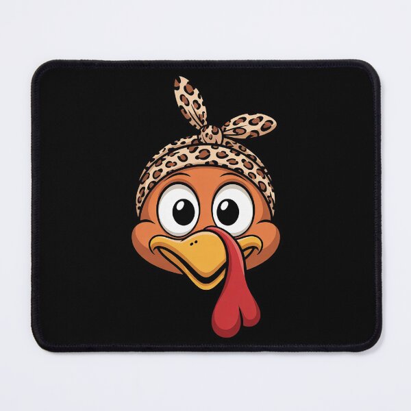Item preview, Turkey Face Leopard Headband Womens Thanksgiving Pilgrim designed and sold by AquaKiev.