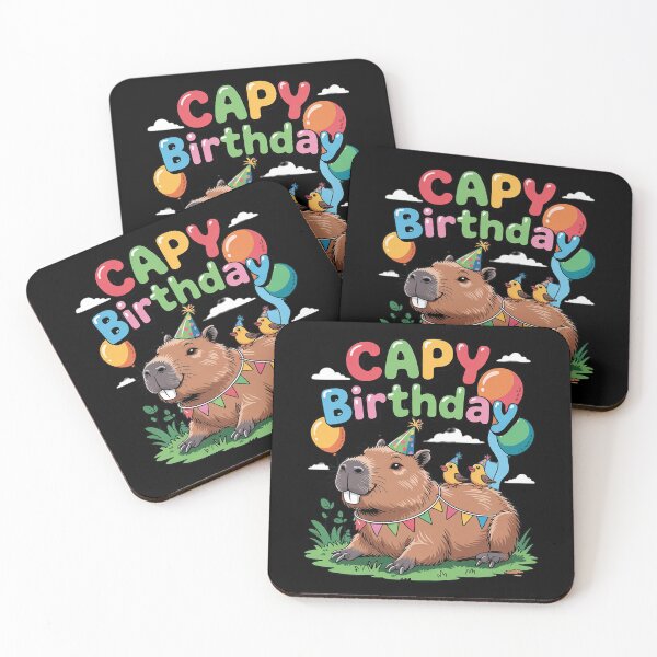 Item preview, Capybara Capy Birthday Pun Happy Birthday designed and sold by FadeOfThrone.