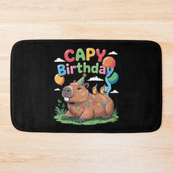 Item preview, Capybara Capy Birthday Pun Happy Birthday designed and sold by FadeOfThrone.