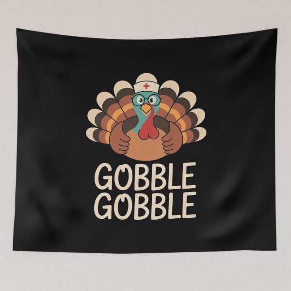 Item preview, Turkey Glove Gobble Thanksgiving Fall Thankful Nurse Medical designed and sold by AquaKiev.