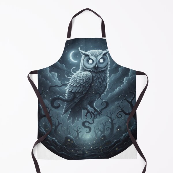 Item preview, Phantom Owl of the Shadow Realm – Dark Fantasy Wildlife designed and sold by NeoTeeFusion.