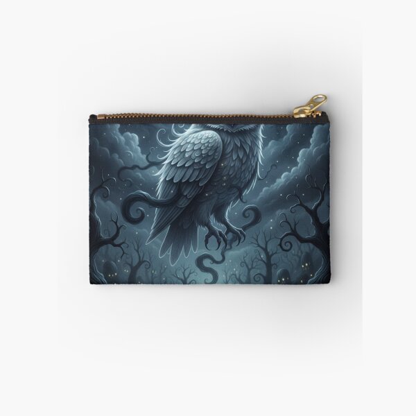 Item preview, Phantom Owl of the Shadow Realm – Dark Fantasy Wildlife designed and sold by NeoTeeFusion.