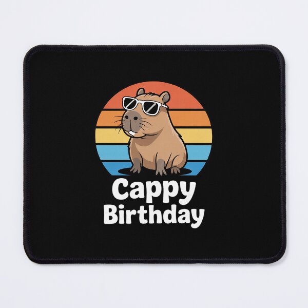 Item preview, Capybara Happy Birthday Cappy Birthday designed and sold by FadeOfThrone.