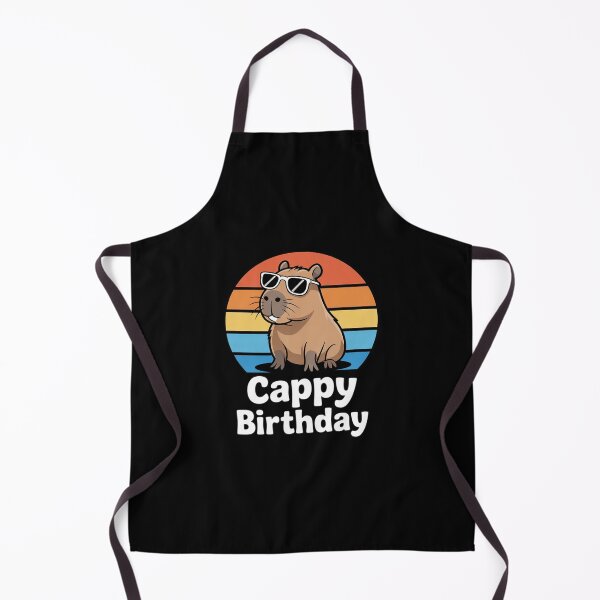 Item preview, Capybara Happy Birthday  Cappy Birthday  designed and sold by FadeOfThrone.