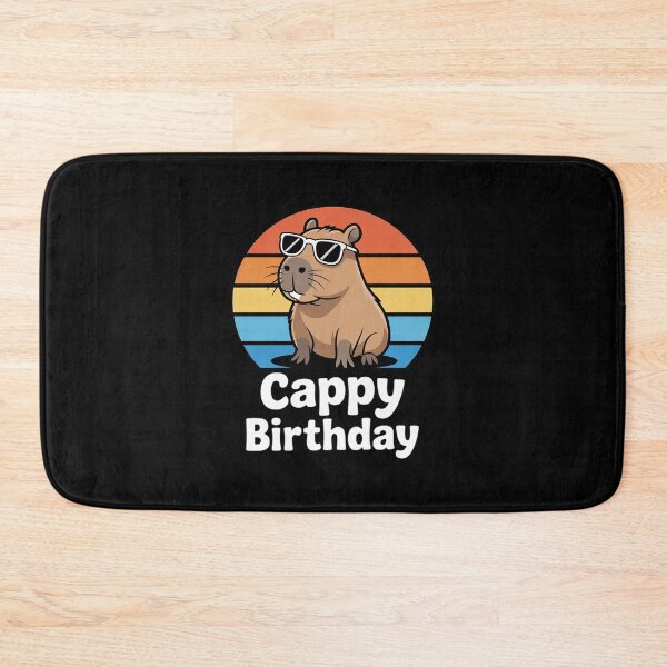 Item preview, Capybara Happy Birthday  Cappy Birthday  designed and sold by FadeOfThrone.