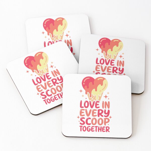 Item preview, Love in Every Scoop – Valentine’s Hoodie/T-Shirt designed and sold by quietvisualsco.