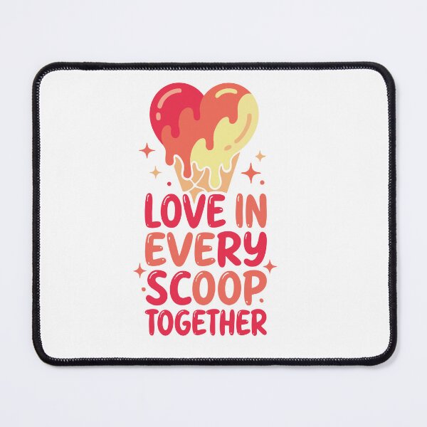 Item preview, Love in Every Scoop – Valentine’s Hoodie/T-Shirt designed and sold by quietvisualsco.