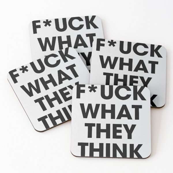 Item preview, "F*CK WHAT THEY THINK" - Poster designed and sold by MightBeArtx.