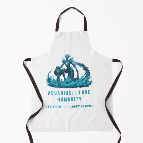 Item preview, Aquarius I Love Humanity, It’s People I Can’t Stand - Dark Zodiac designed and sold by Anyshca.