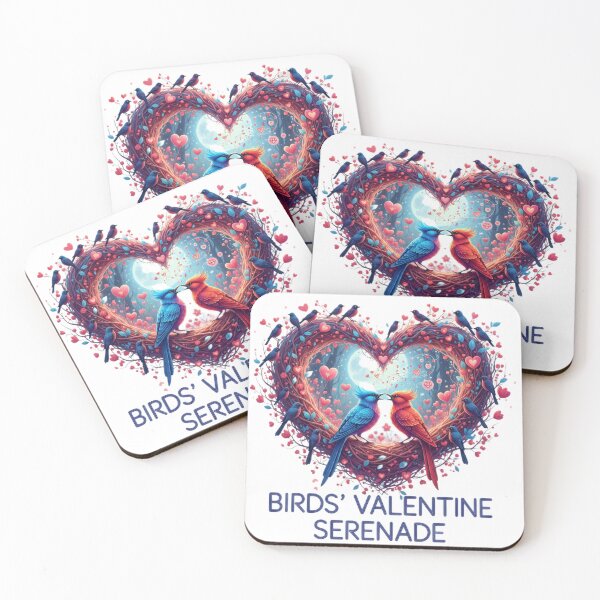 Item preview, ​Birds' Valentine Serenade designed and sold by Fatomfatom.