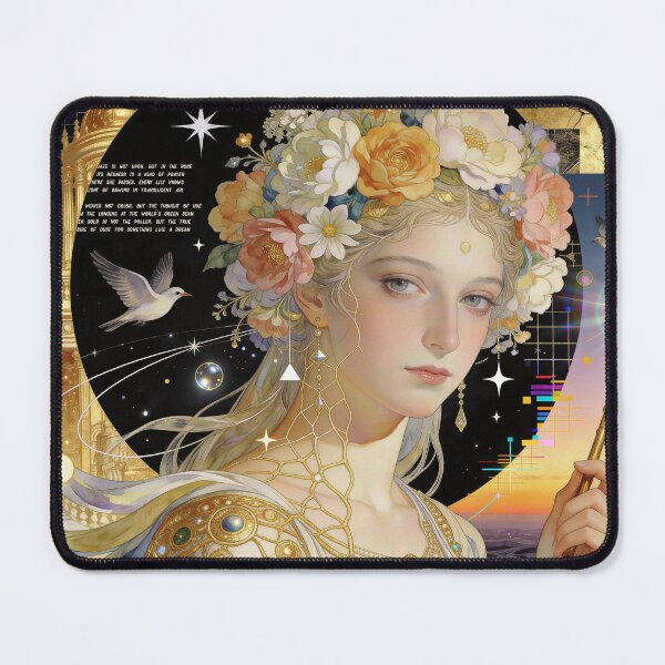 Item preview, The Flower Goddess AI Art 09 designed and sold by WinnieLiu-GenerativeArt.