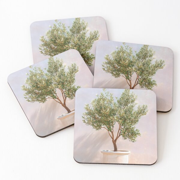 Item preview,  Minimalist Olive Tree with Mediterranean Elegance designed and sold by Mindrender.