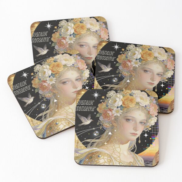 Item preview, The Flower Goddess AI Art 09 designed and sold by WinnieLiu-GenerativeArt.