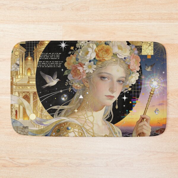 Item preview, The Flower Goddess AI Art 09 designed and sold by WinnieLiu-GenerativeArt.