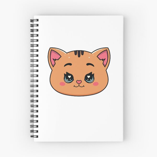 Item preview, Cute kitten Face – Adorable Kawaii Cat designed and sold by MarshallStickerX.