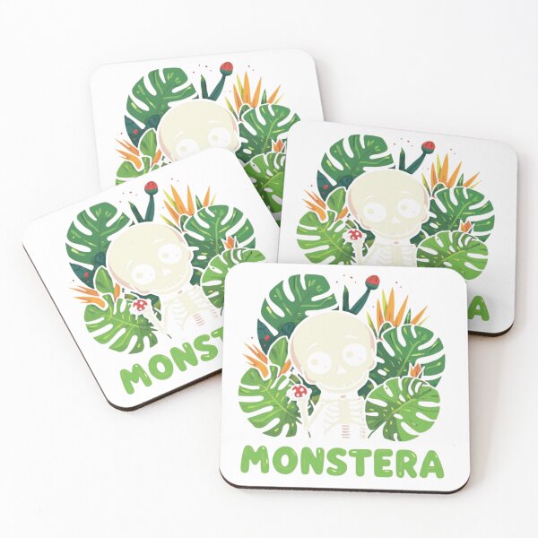 Item preview, Monstera Funny Skull Plant Lover Grunge Gardener Skeleton designed and sold by funnyshop222.