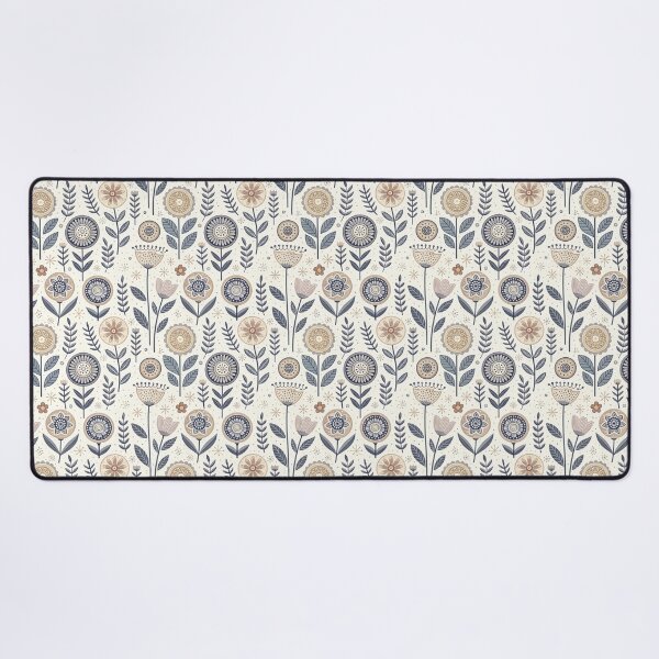 Item preview, Nordic Spring Folk Flower Borders | Scandinavian Folk Design designed and sold by Shuga-Design.