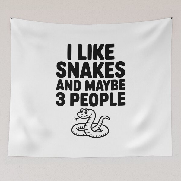 Item preview, I Like Snakes and Maybe 3 People designed and sold by Frank Ring.