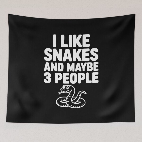 Item preview, I Like Snakes and Maybe 3 People designed and sold by Frank Ring.