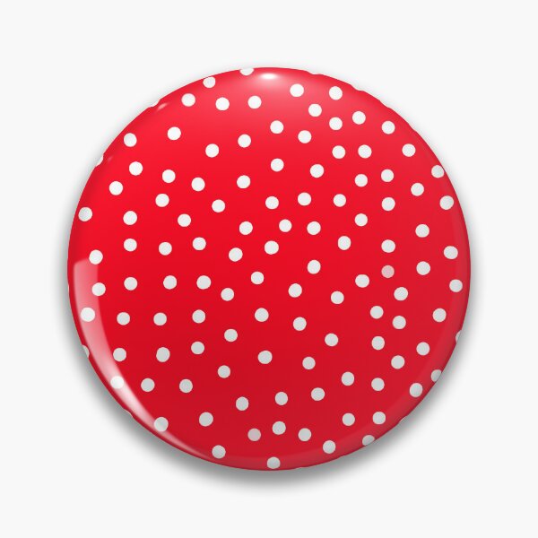 Item preview, White Polka Dot Spots on Red Pattern  designed and sold by OneThreeSix.