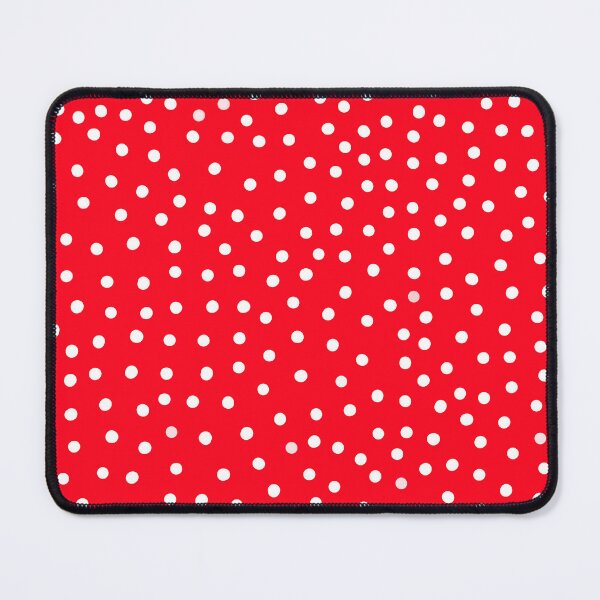 Item preview, White Polka Dot Spots on Red Pattern  designed and sold by OneThreeSix.