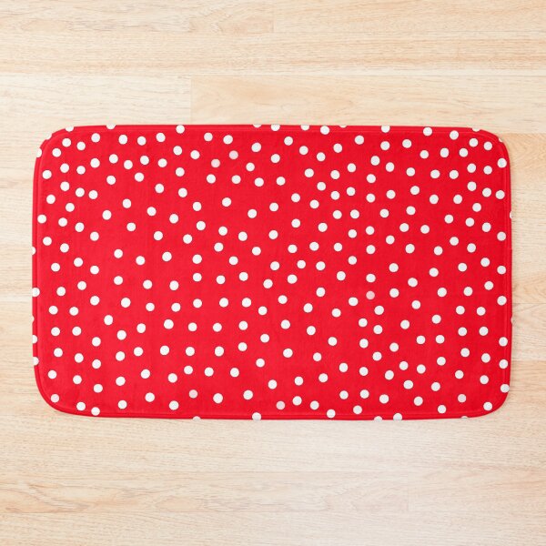 Item preview, White Polka Dot Spots on Red Pattern  designed and sold by OneThreeSix.