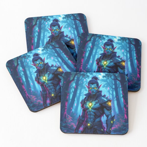Item preview, Cyber Elf in Neon Forest – Futuristic Grace meets glowing Nature & digital Magic designed and sold by FotoworldEdel.