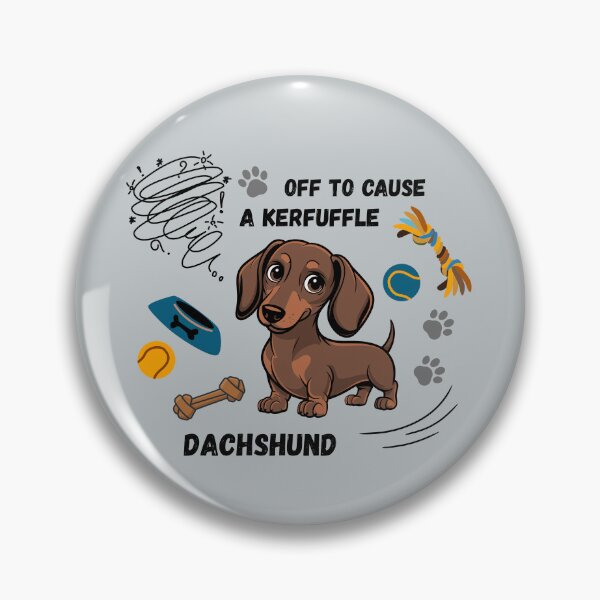 Item preview, Off to Cause a Kerfuffle Daschshund designed and sold by AnulaArt.