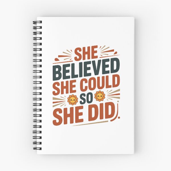 Item preview, She believed she could so she did, She believed designed and sold by graphic-genie.