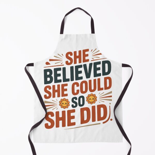 Item preview, She believed she could so she did, She believed designed and sold by graphic-genie.