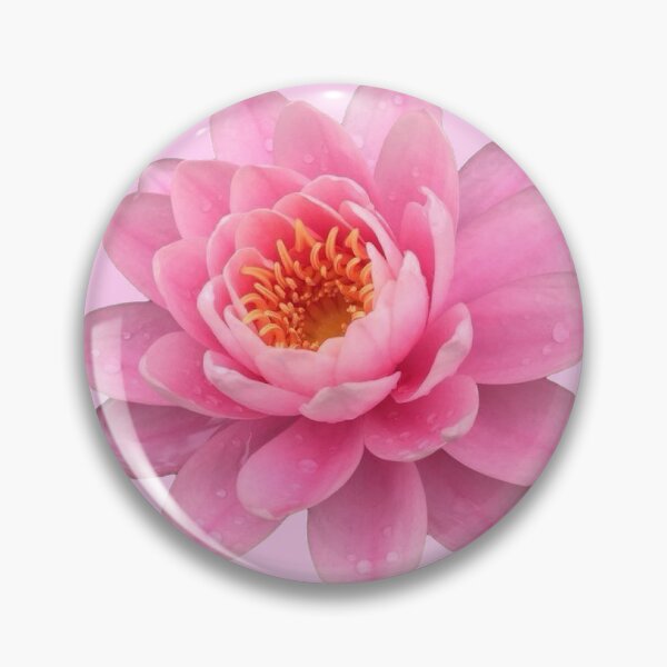 Item preview, water lily lotus flower sticker designed and sold by inainart.