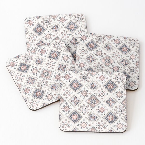 Item preview, Nordic Spring Rosette Borders Mix | Scandinavian Folk designed and sold by Shuga-Design.