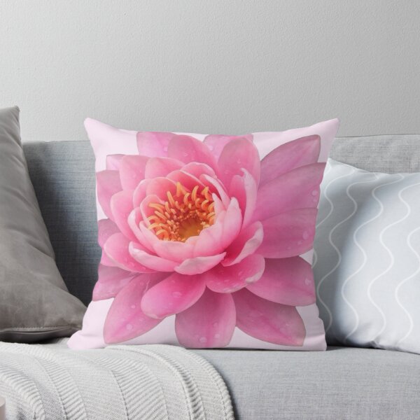 Item preview, water lily lotus flower sticker designed and sold by inainart.