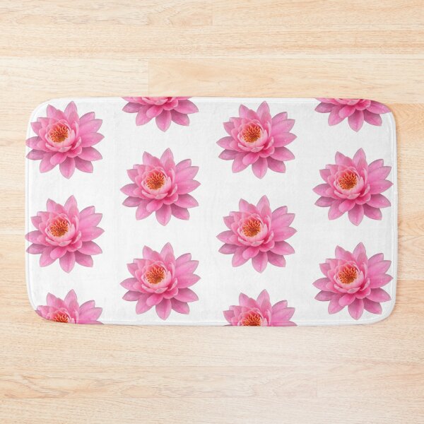 Item preview, water lily lotus flower sticker designed and sold by inainart.