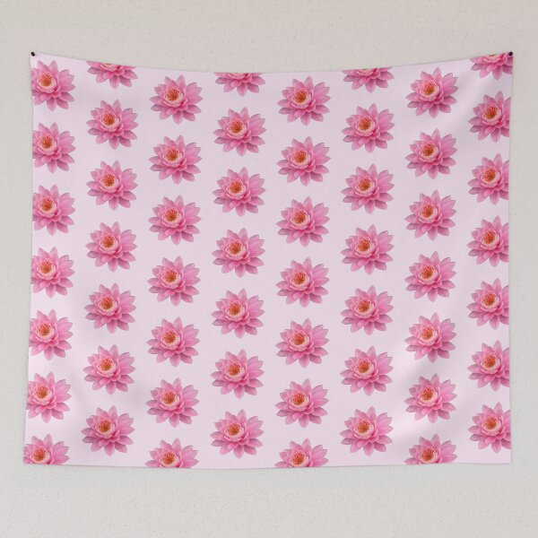 Item preview, water lily lotus flower sticker designed and sold by inainart.