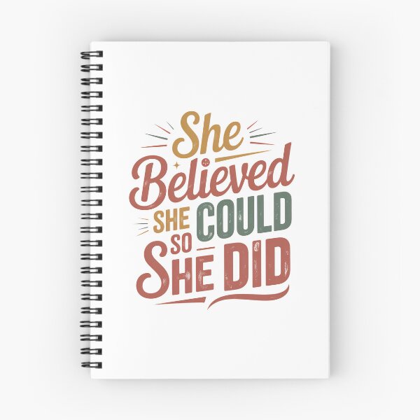 Item preview, She believed she could so she did, She Believed designed and sold by graphic-genie.