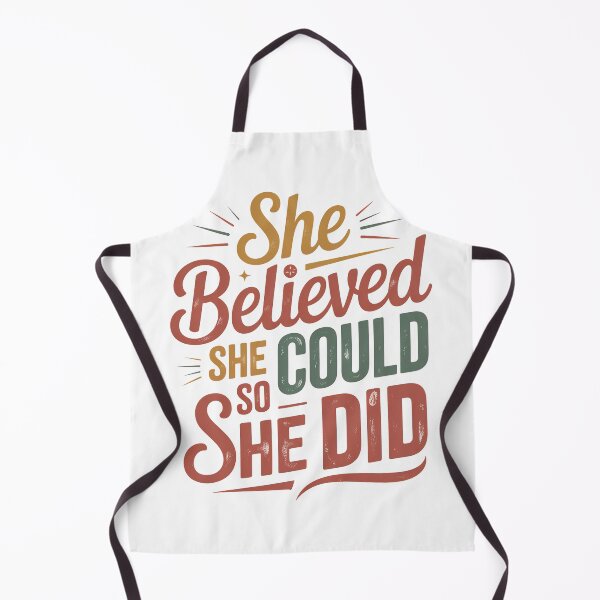 Item preview, She believed she could so she did, She Believed designed and sold by graphic-genie.