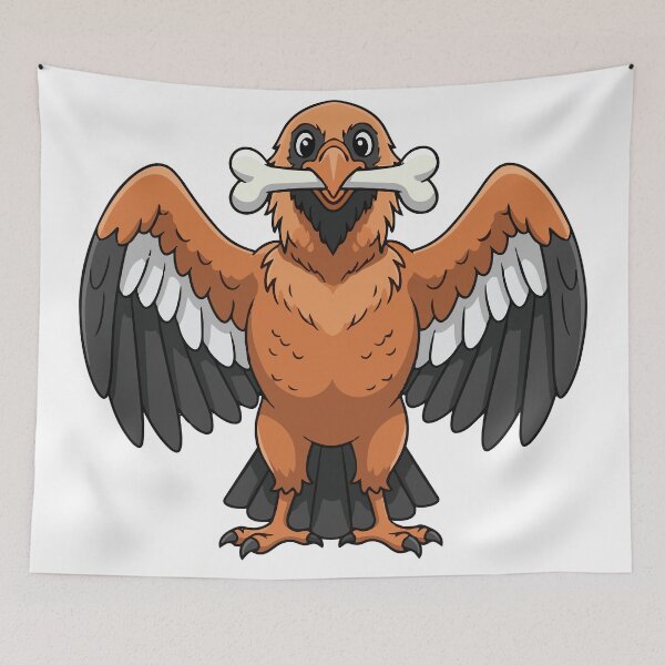 Item preview, Bone Appetit Funny Bearded Vulture Dining designed and sold by Petzzz.