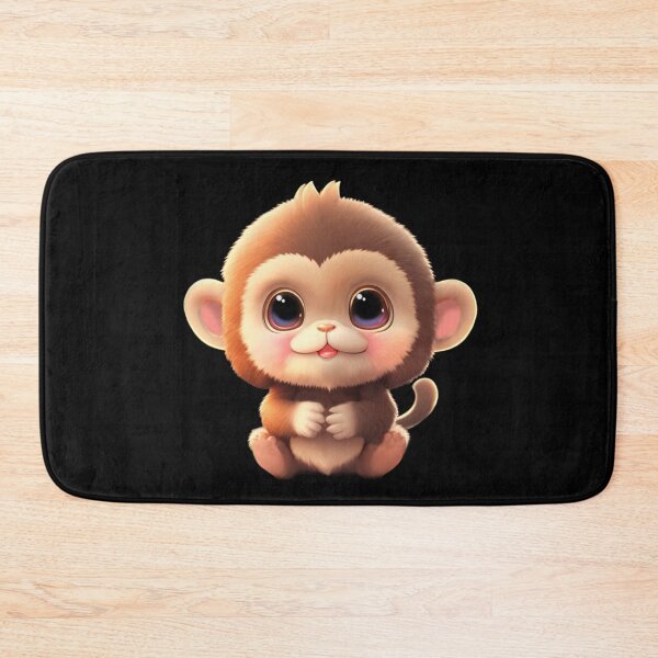Item preview, Cute Baby monkey safari drawing illustration art designed and sold by hollycooper.
