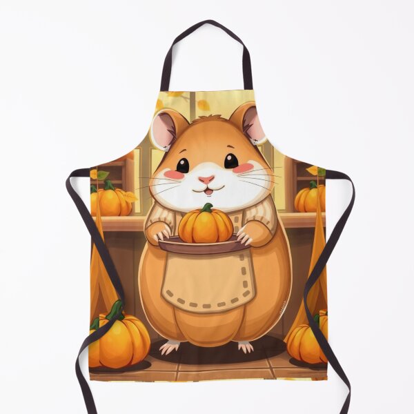 Item preview, Autumn Pumpkin Hamster – Cute Cozy Fall T-Shirt Design designed and sold by ArmaanArts.