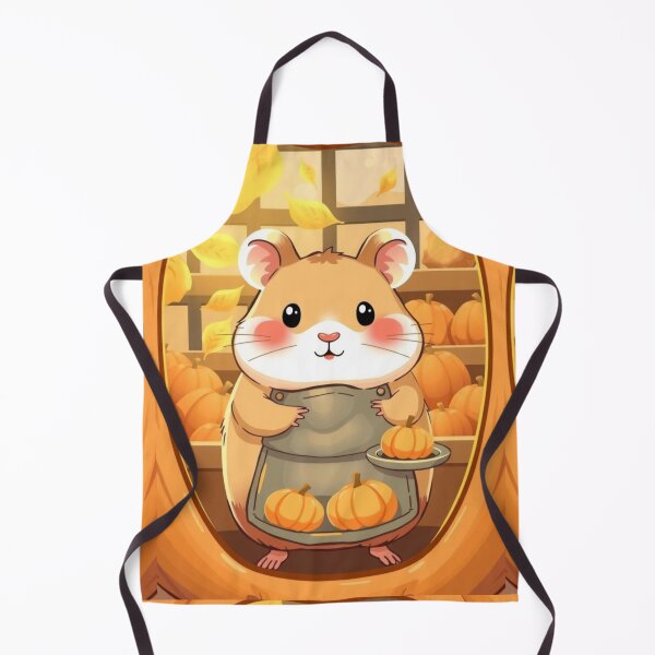 Item preview, Kawaii Pumpkin Hamster – Cozy Fall Animal Illustration Shirt designed and sold by ArmaanArts.