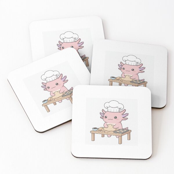 Item preview, Cookies Axolotl cute kawaii pink funny adorable doodle birthday christmas designed and sold by CheeseBlueprint.