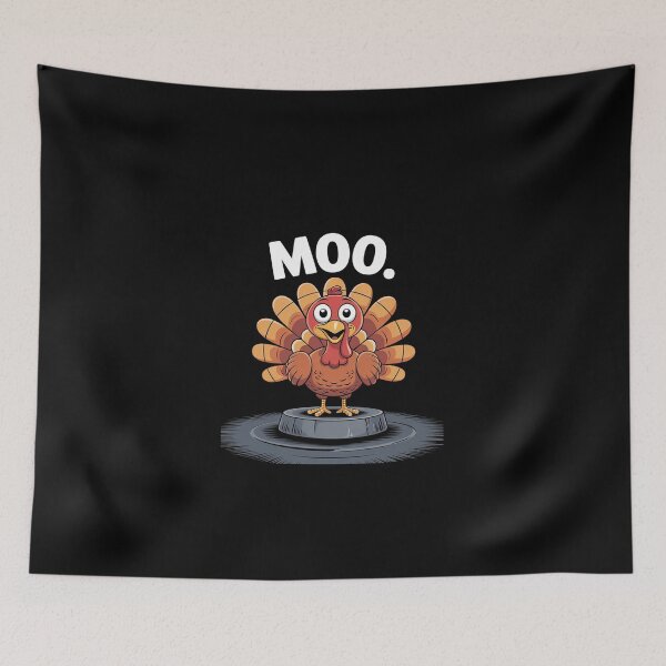 Item preview, Turkey Moo Thanksgiving For Men Women Kid Boy designed and sold by SyntaxClaw.