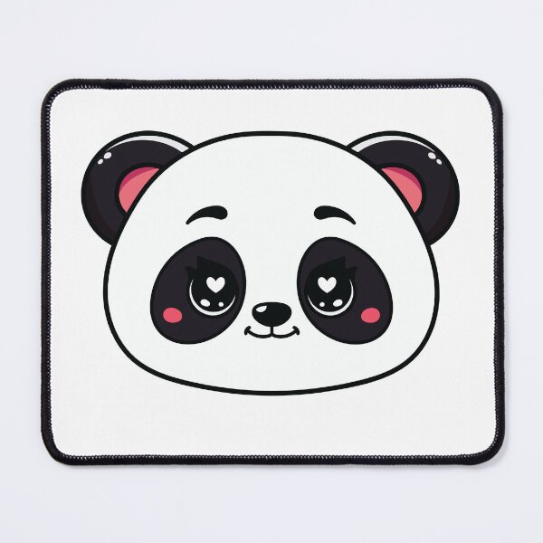 Item preview, Cute Panda Face – Adorable Kawaii Panda designed and sold by Marshallamoakohene.