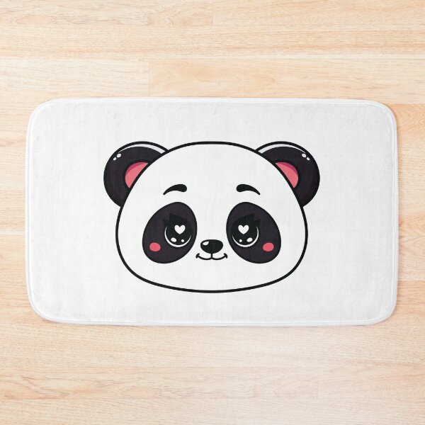 Item preview, Cute Panda Face – Adorable Kawaii Panda designed and sold by MarshallStickerX.