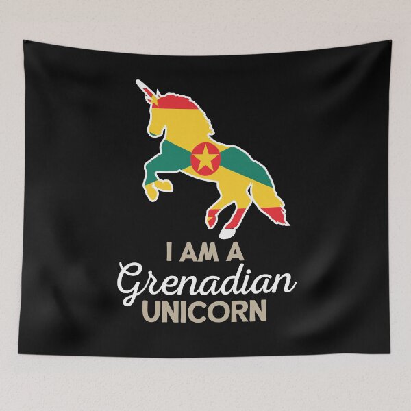 Item preview, Grenada Grenadian Unicorn designed and sold by countryflags.