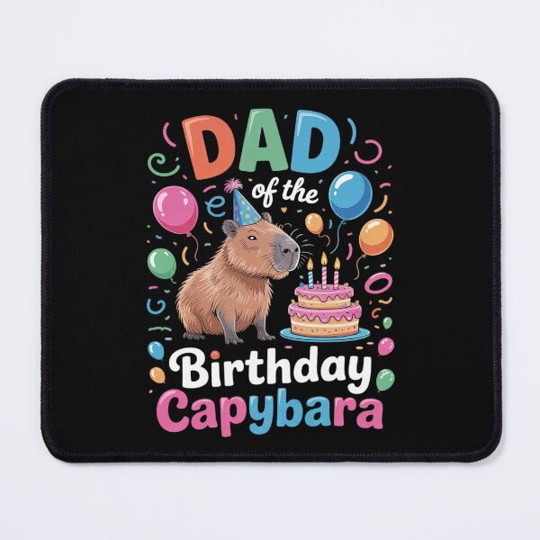 Item preview, Dad Of The Birthday Capybara Girl Bday Party Family designed and sold by FadeOfThrone.